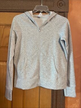 Yogalicious Light Gray Women’s Zip Hoodie